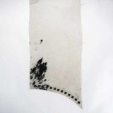 White with Black Salt & Pepper Hide Runner