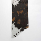 Splashy Tri-Color Cowhide Runner