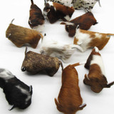 Cowhide Mini Buffalo Figurine