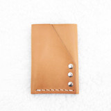 Saddle Leather Front Pocket Wallet