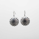 Native American Made Polished Aluminum Earrings - Design 06