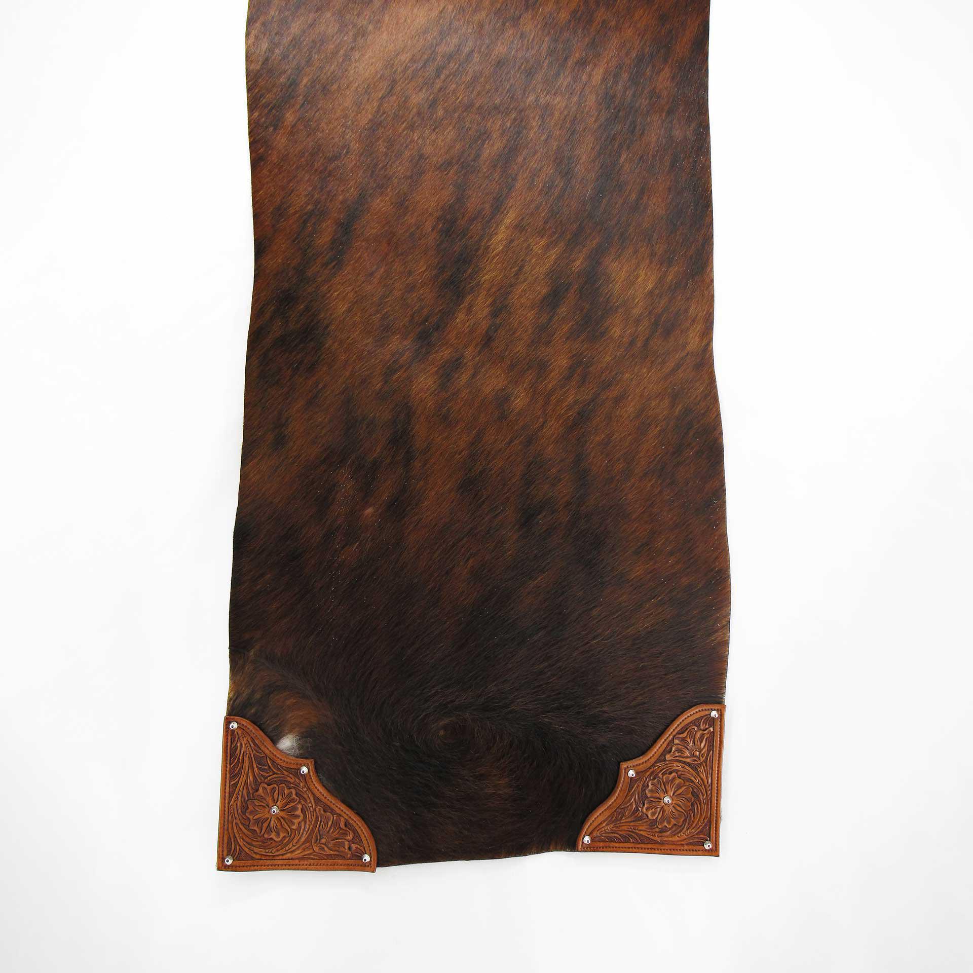 Mahogany Brindle Hide Runner