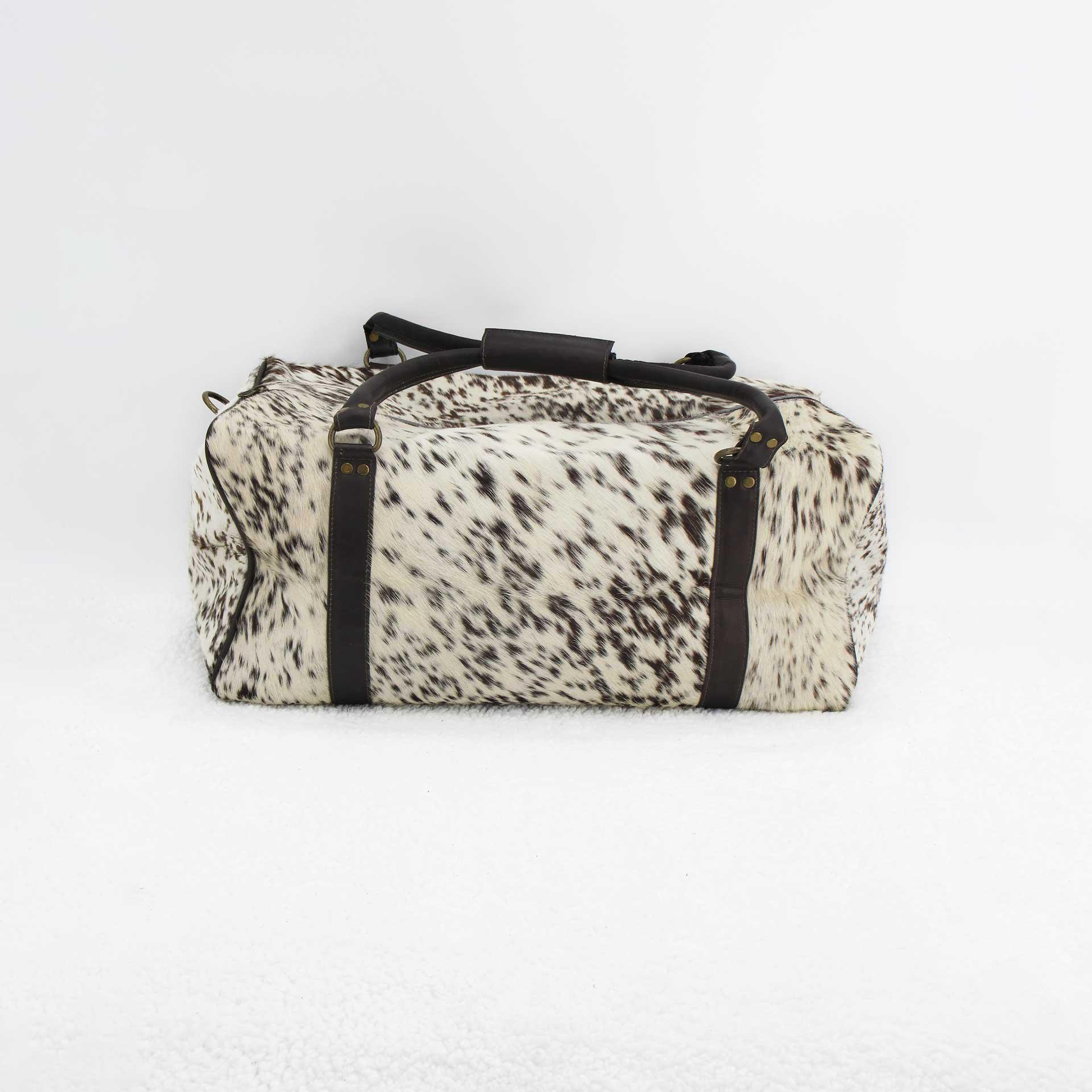 Freckles Cowhide Duffel Bag