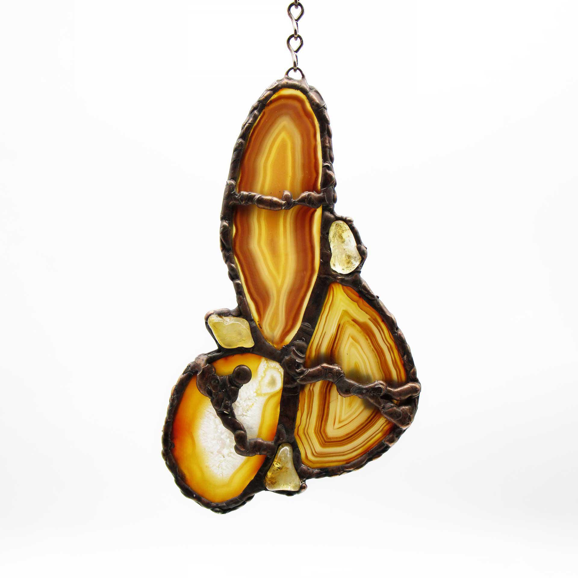 Small Agate Sun Catcher - Design 13