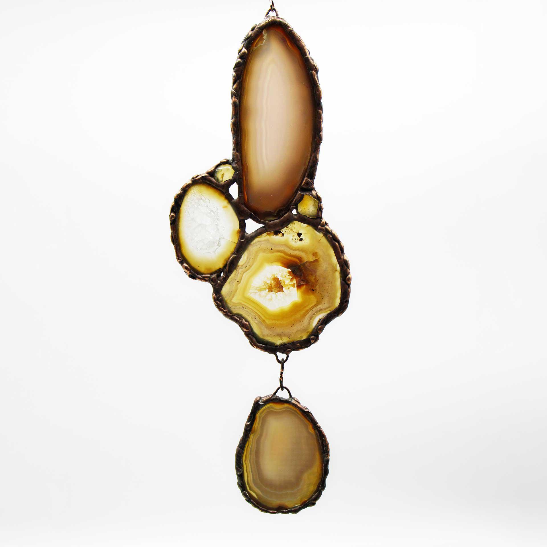 Small Agate Sun Catcher - Design 14