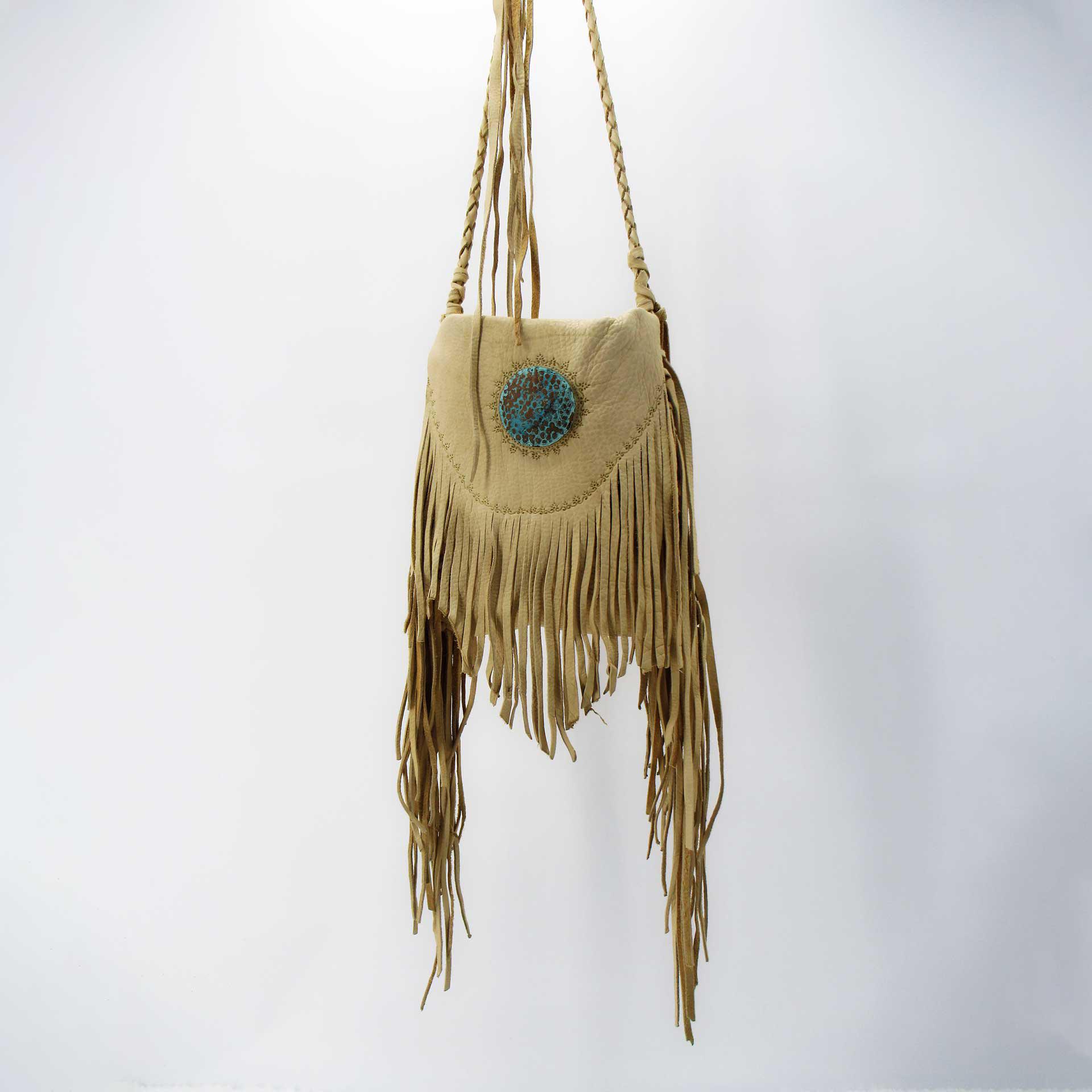 Cowhide Fringe Purse | Punchy Cactus | Western Boutique