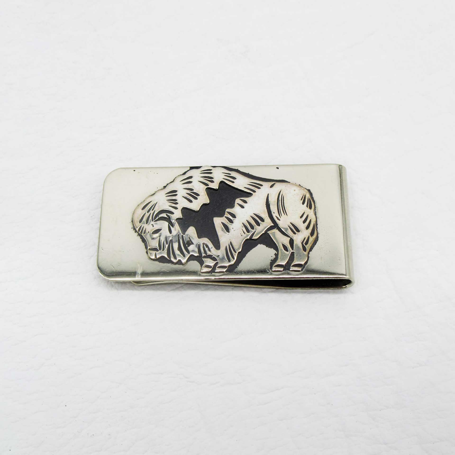 Buffalo Money Clip by Richard Singer