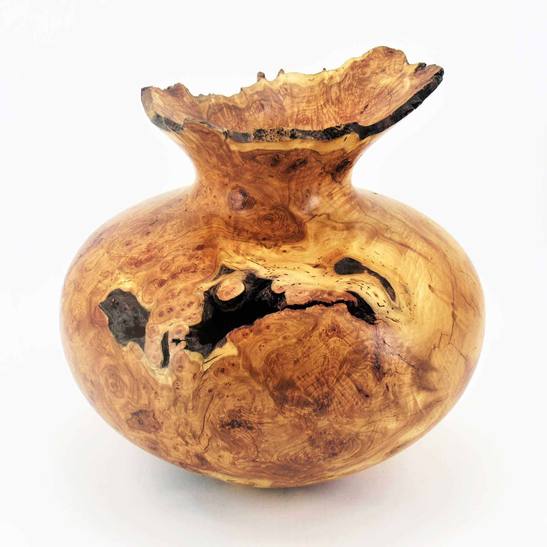 Authentic Hand Turned Aspen Burl .10