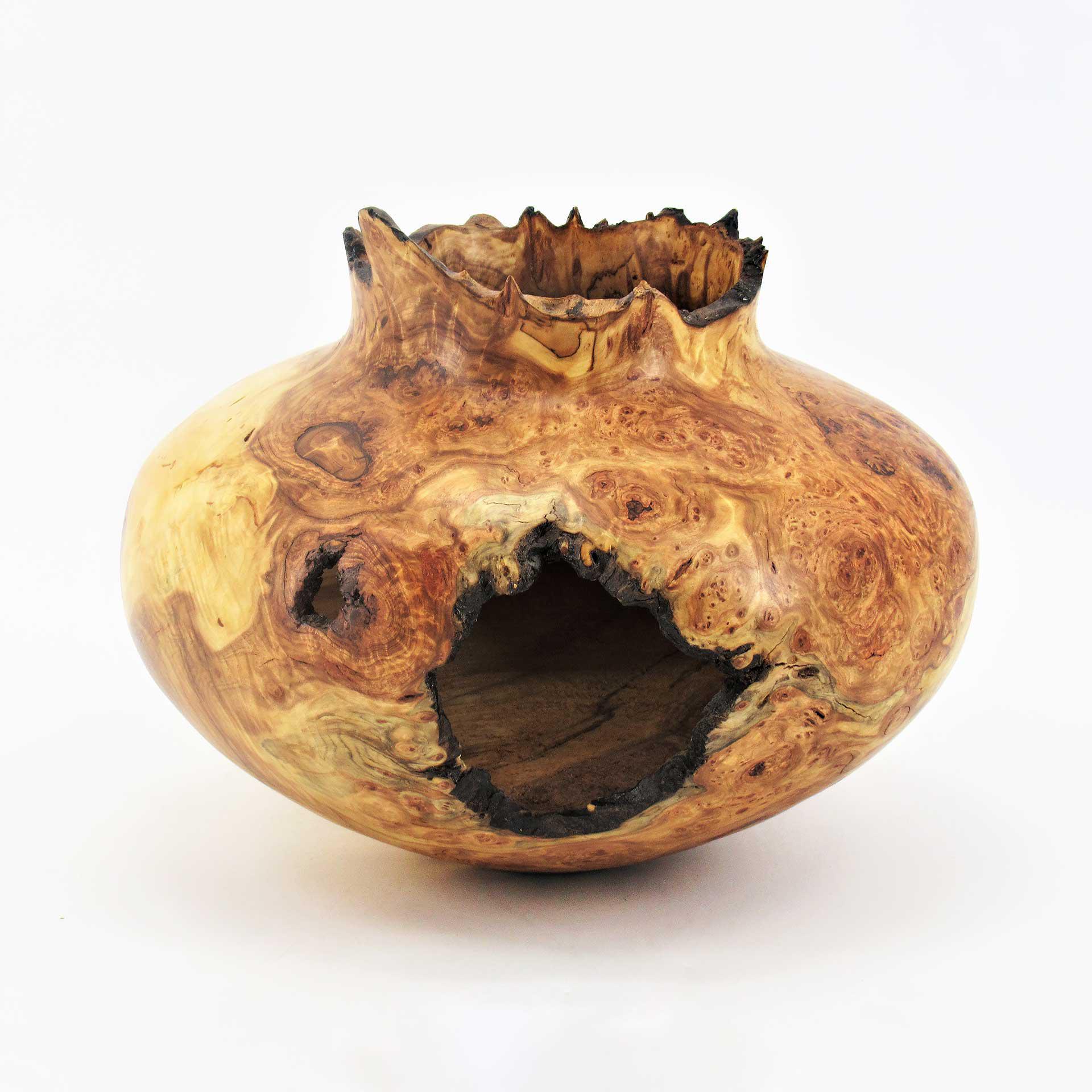 Authentic Hand Turned Aspen Burl .28