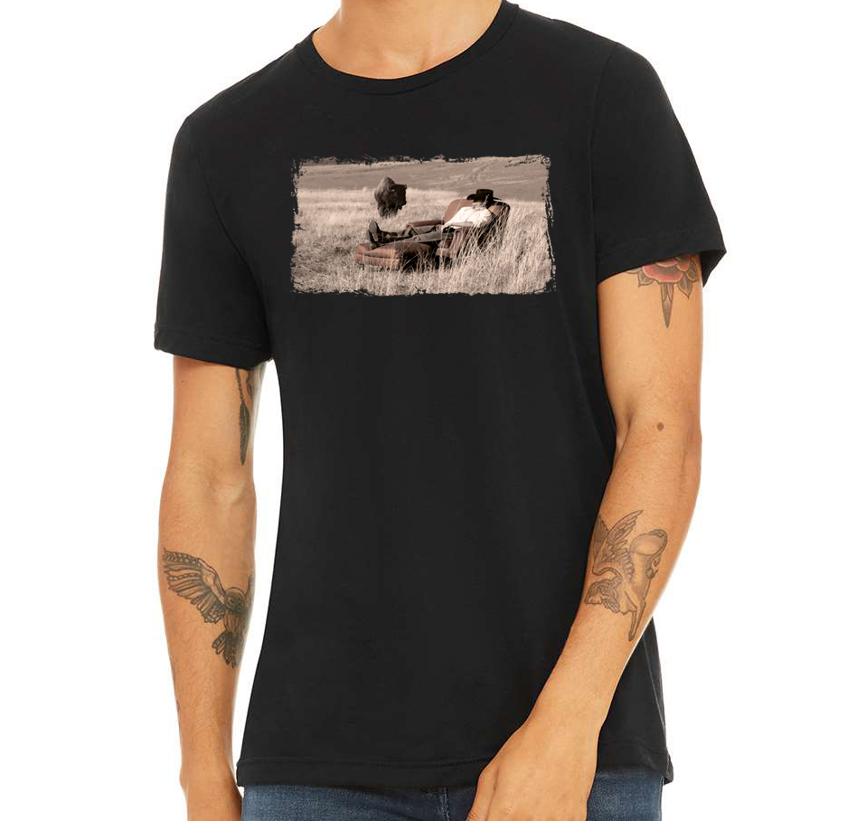 State of Mind Cowboy Unisex Short Sleeve Tee - Black
