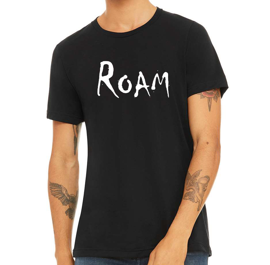 "ROAM" Unisex Short Sleeve T-Shirt - Black