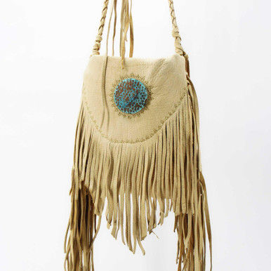 Buckled Buffalo Fringe Purse – Sierra Design Studio