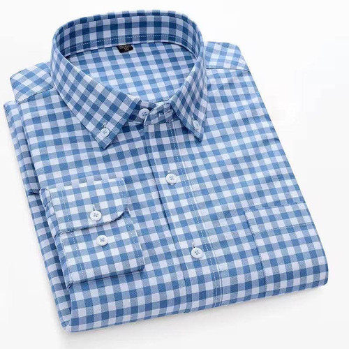Checked Blue Shirt