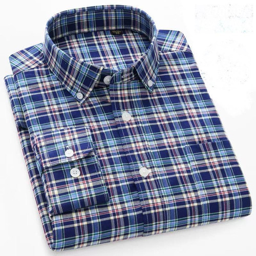 Checked Blue & Red Shirt