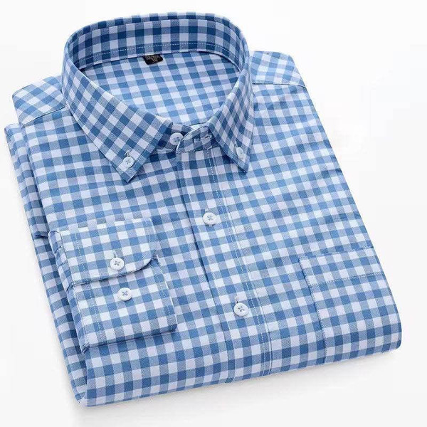 Checked Blue Shirt