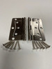 Mobile Home/RV Interior Butterfly Stainless Steel Hinge Set with 12 Screws