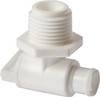 New White RV Camper Motorhome Plastic Tank Drain Valve 1/2 Inch Male Threaded