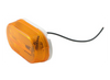 Trailer Clearance Marker Light Reflector Amber Oval Single Wire