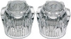 Valterra PF287015, Phoenix Faucets Acrylic Clear Crystal Knobs Hot/Cold Set Of 2