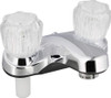 Empire Faucets Mobile Home/RV Lavatory Faucet - 4 Inch Chrome, with Crystal Knobs?ÇÄ U-YJW77-E