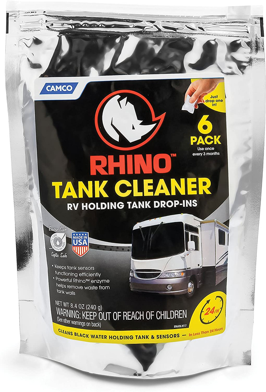 Camco 41560 Rhino Holding Tank Cleaner Drop-Ins 6/bag - Rvjunky
