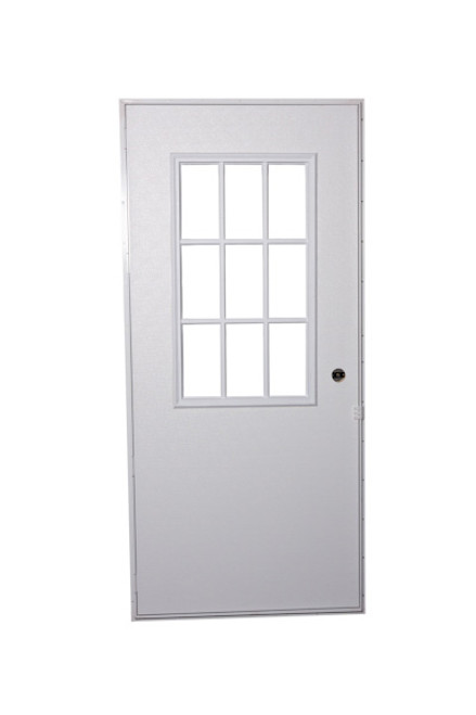 Exterior Out-Swing Door With Cottage Window