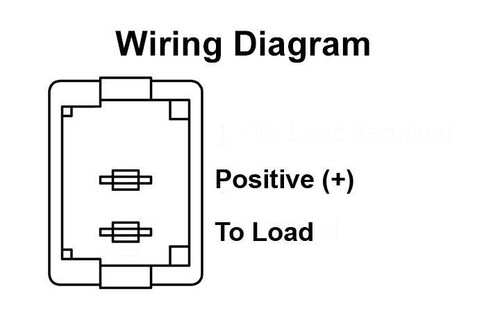 1pk 12V ON/OFF SWITCH WHITE