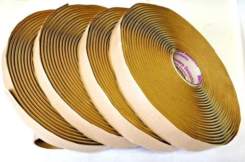 4 Rolls of 30' Butyl Putty Tape Weather sealant- doors, windows etc. 3/4"