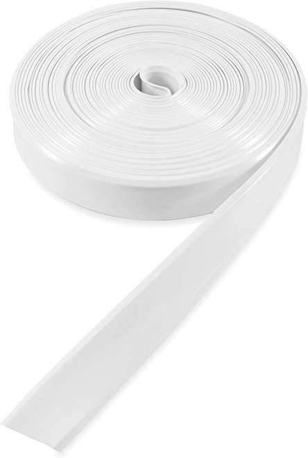 Camco 25163 White Vinyl Trim Insert - 3/4 Inch x 25 Foot Roll-white RV CAMPER