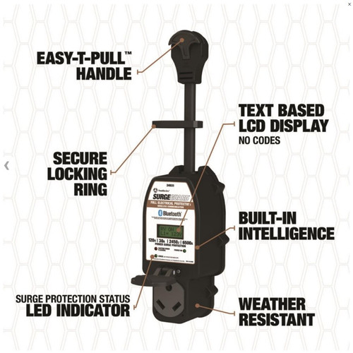 34931 Surge Guard 30A Portable Wireless Surge Guard