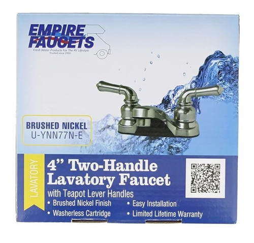 Empire Faucets | RV Lavatory Faucet ?Çô 4 IN Nickel Bathroom Faucet for RV Sink