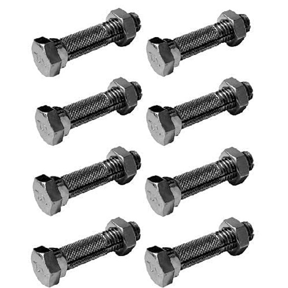 Set of 16 Slotted Locking Mobile Home Anchor Bolts with Nut for Strap