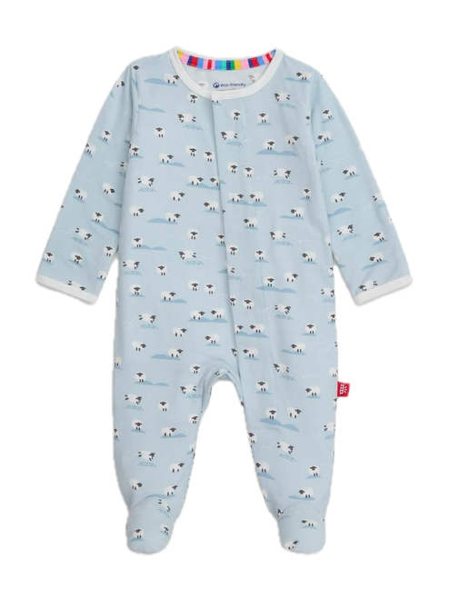 Baa Baa Baby Blue Magnetic Footie