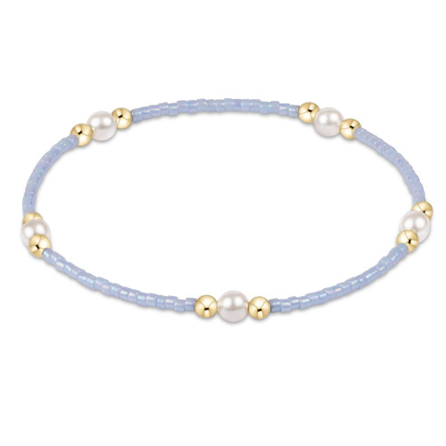 Hope Purpose Pearl Bracelet - Ocean Mist