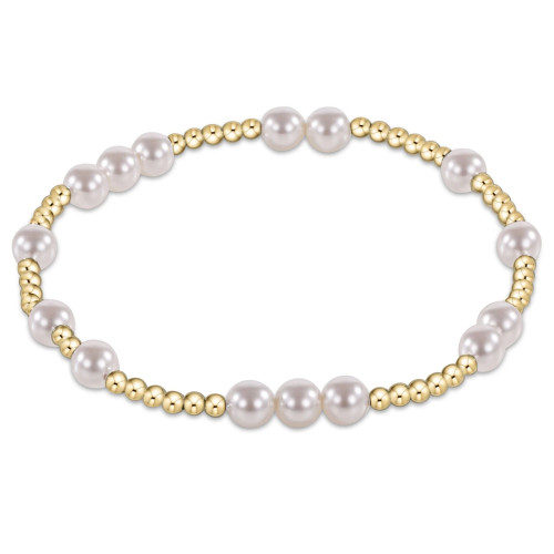 Classic Pearl Hope Bracelet 5mm