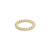 Classic Gold 3mm Beaded Ring