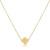 16" Signature Cross Necklace - Gold 
