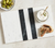  Black Stripe Marble Tray 