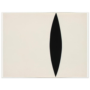 Ellsworth Kelly  Mandorla Form Aluminum Print