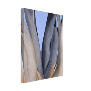 Georgia OKeeffe  Dark Tree Trunks Canvas
