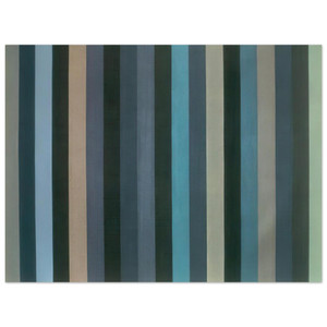 Gene Davis  Moroccan Midnight  1984 Aluminum Print