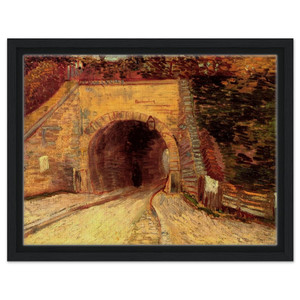 Vincent van Gogh  Roadway with Underpass The Viaduct Framed Canvas