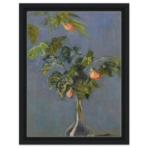 claude monet  FLOWERS IN A VASE N2 Framed Canvas