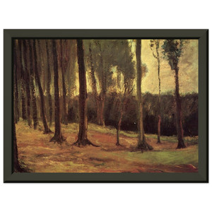 Vincent van Gogh  Edge of a Wood Premium Metal Framed Art Print / Poster