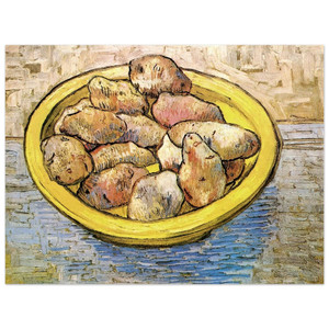 Vincent van Gogh  Still Life Potatoes in a Yellow Dish Aluminum Print