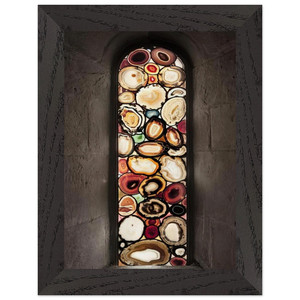 Sigmar Polke  AHATFENSTER 2009 1 Premium Wooden Framed Art Print / Poster