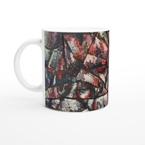 Robert Goodnough - Two Seated Figures - 1955 Ceramic Mug