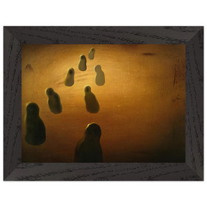 Salvador Dali STUDY FOR DEOXYRIBONUCLEIC ACID ARABS Framed Art Print Poster