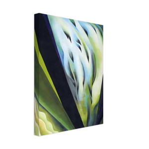 Georgia OKeeffe  Blue and Green Music Canvas