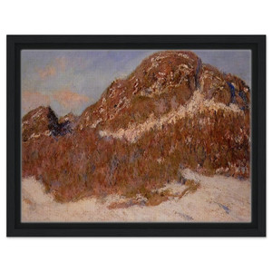 claude monet  Mount Kolsaas 3 Framed Canvas